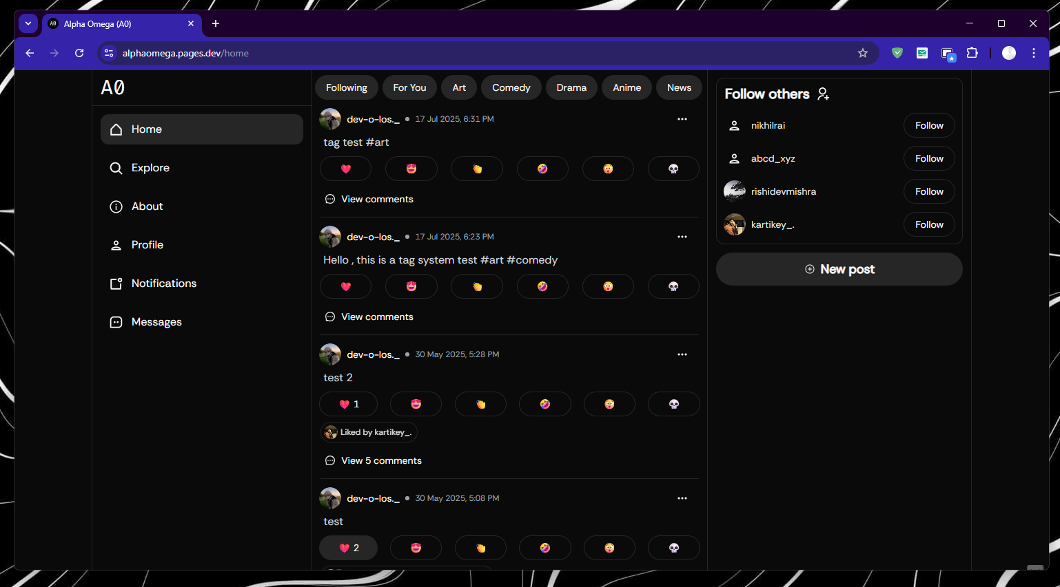 Alpha Omega Screenshot 2